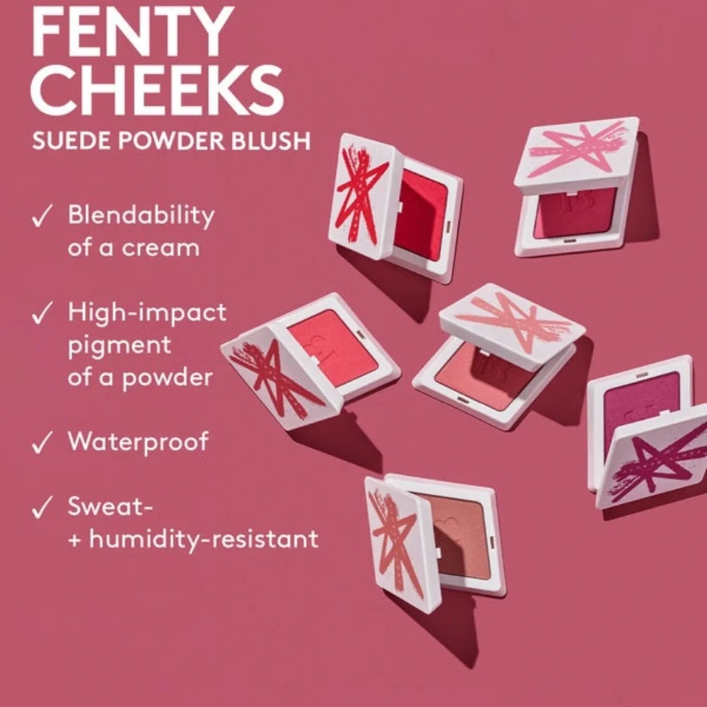 Fenty Beauty Fenty Cheeks Suede Powder Blush Tutu Turnt 09 NEW